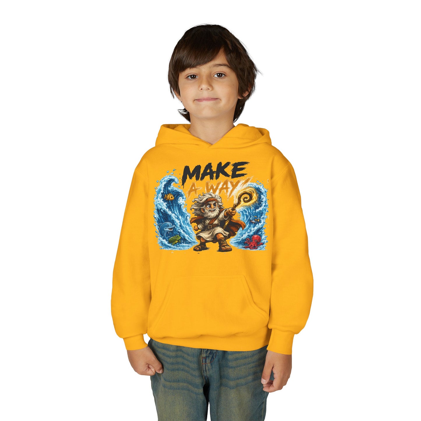 Youth Heavy Blend Hooded Sweatshirt