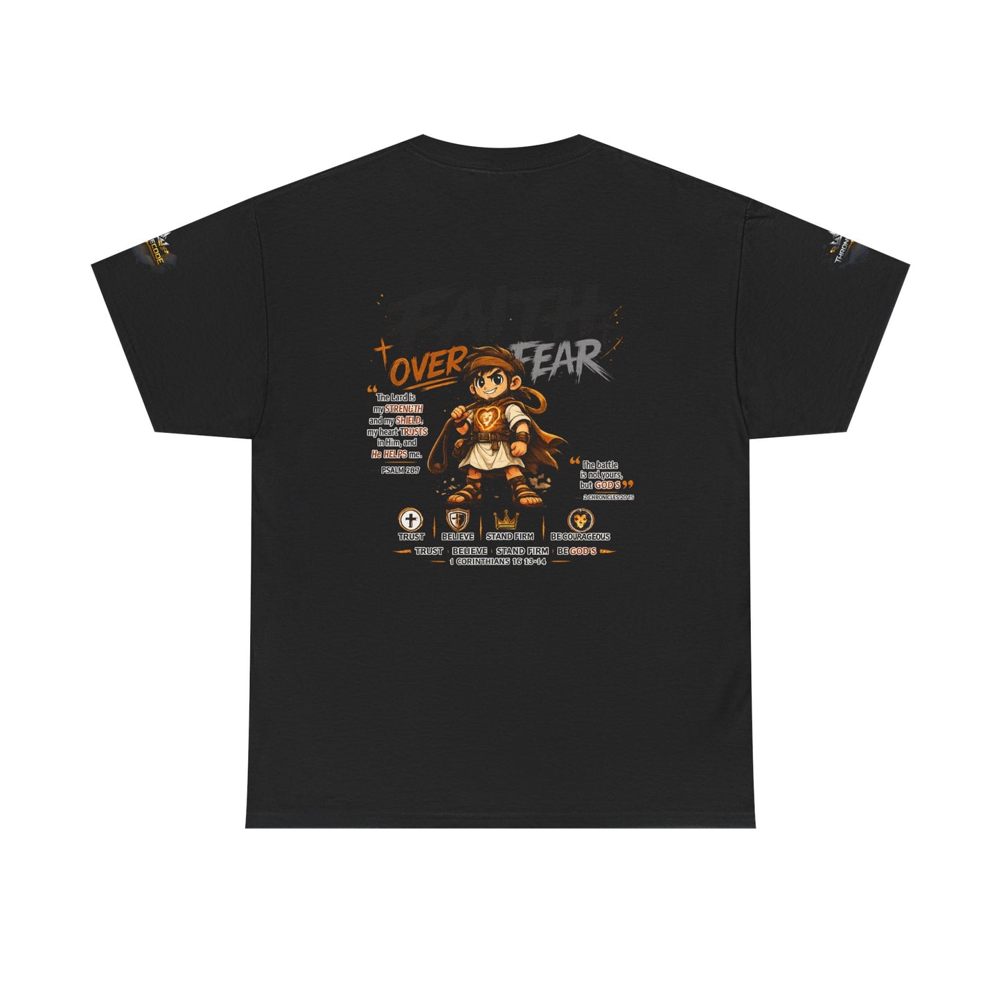 Faith Over Fear T‑Shirt — Christian Inspirational Graphic Tee