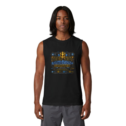 Access Granted Muscle Tank — Team Riot Gaming Graphic Tank Top