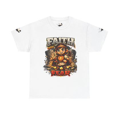 Faith Over Fear T‑Shirt — Christian Inspirational Graphic Tee