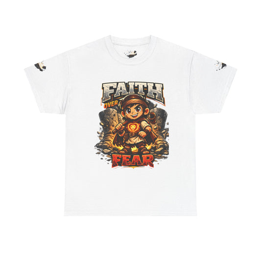 Faith Over Fear T‑Shirt — Christian Inspirational Graphic Tee
