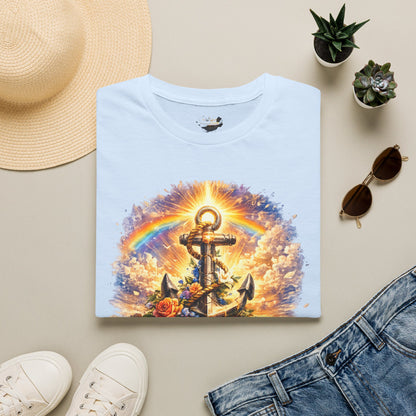 Anchor of Hope T-Shirt — "Hope Never Dies" Spiritual Nautical Tee