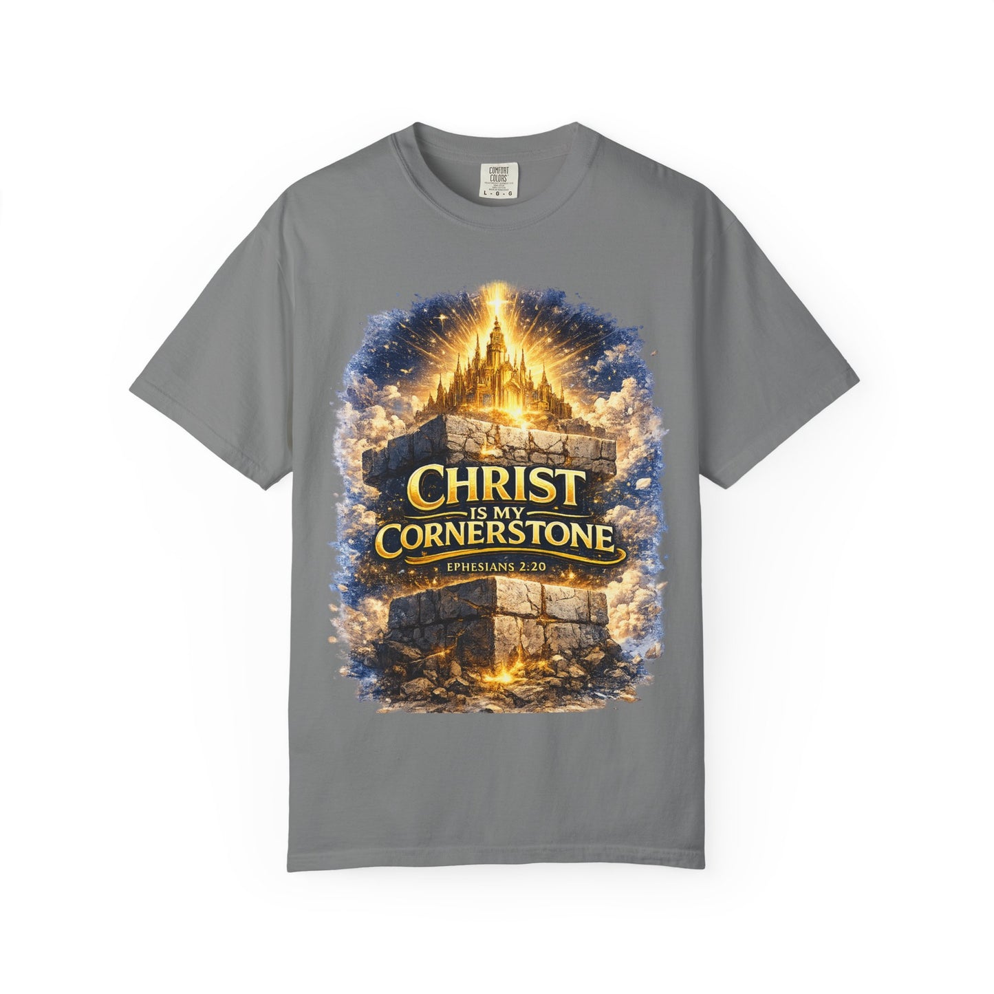 Christian "Christ Is My Cornerstone" T-Shirt — Faith-Based Gospel Tee