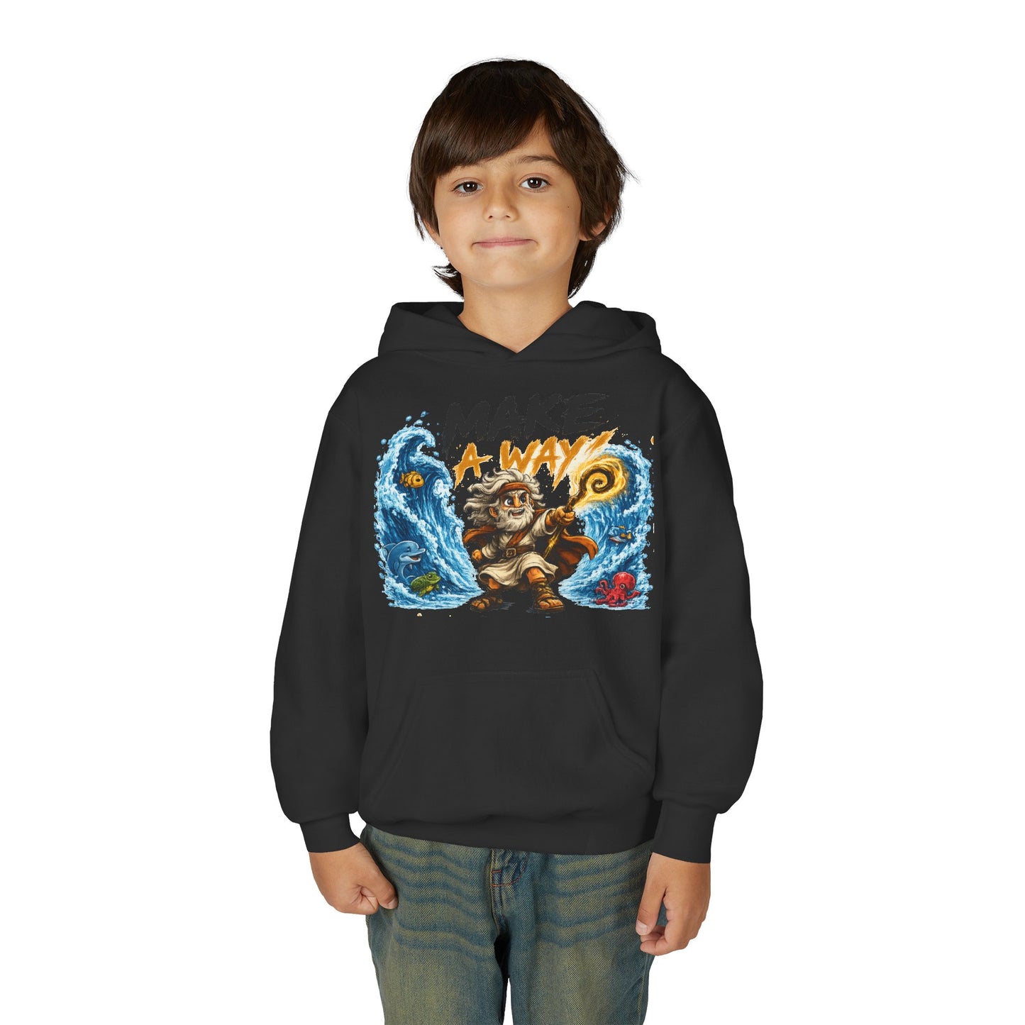 Youth Heavy Blend Hooded Sweatshirt