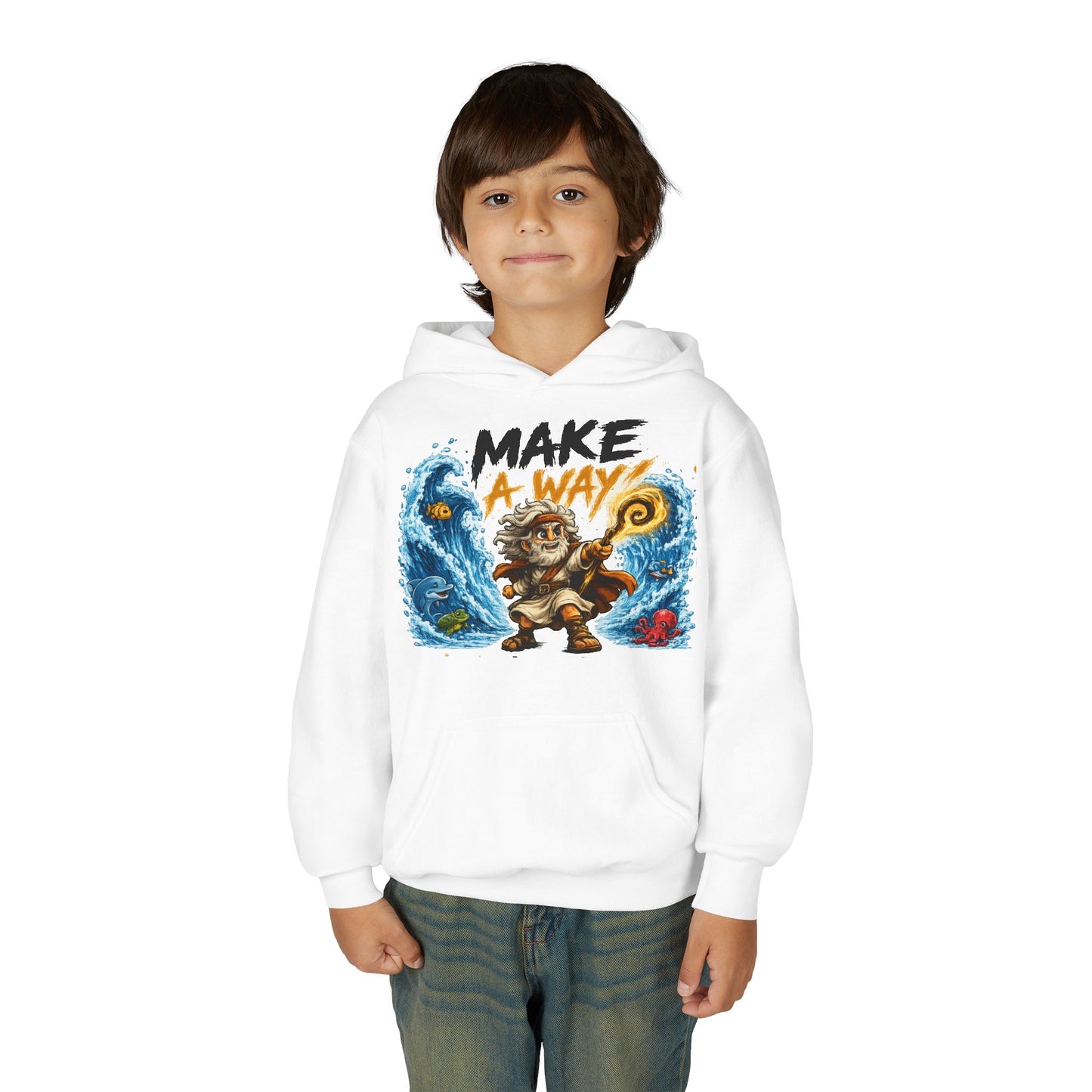Youth Heavy Blend Hooded Sweatshirt