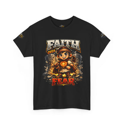 Faith Over Fear T‑Shirt — Christian Inspirational Graphic Tee