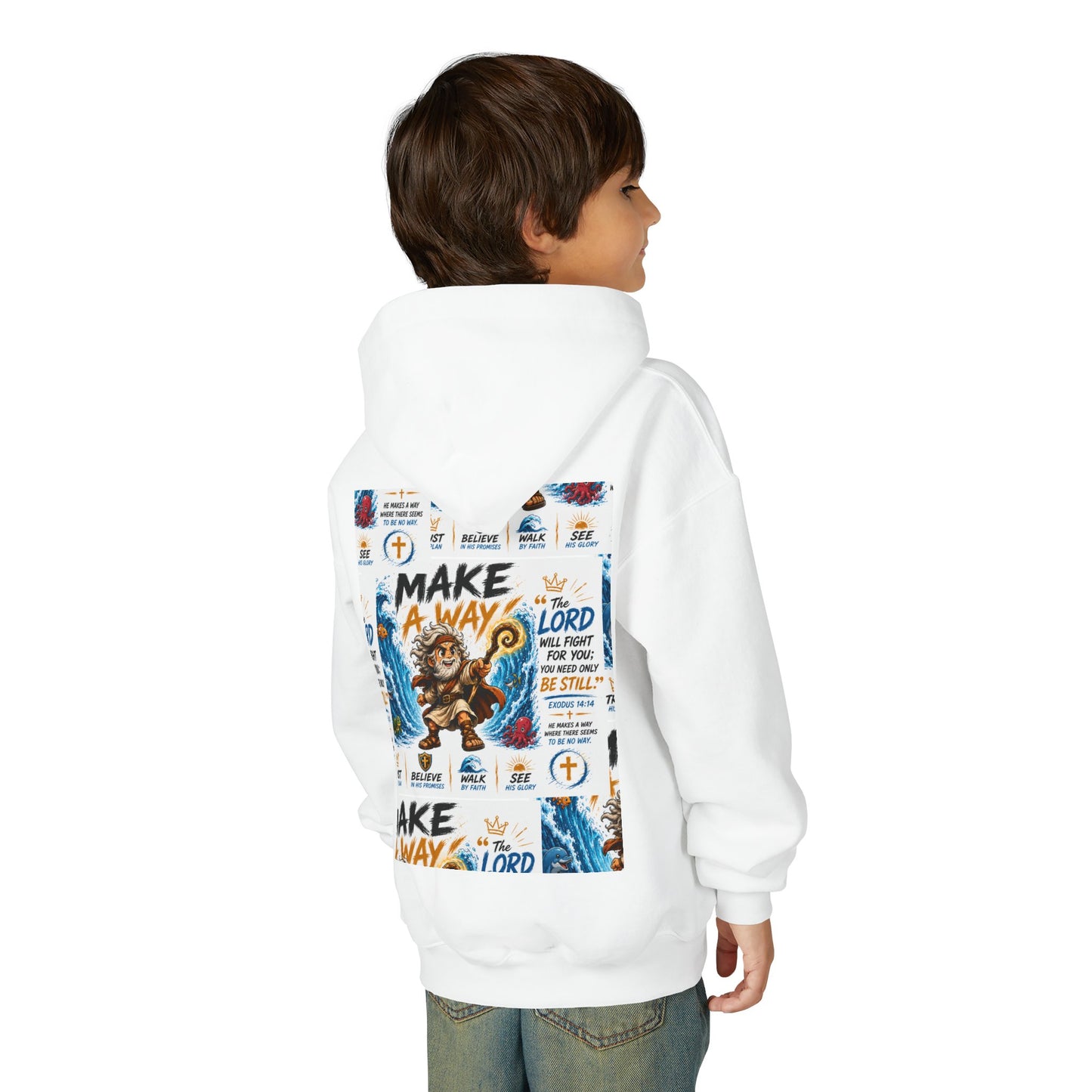 Youth Heavy Blend Hooded Sweatshirt