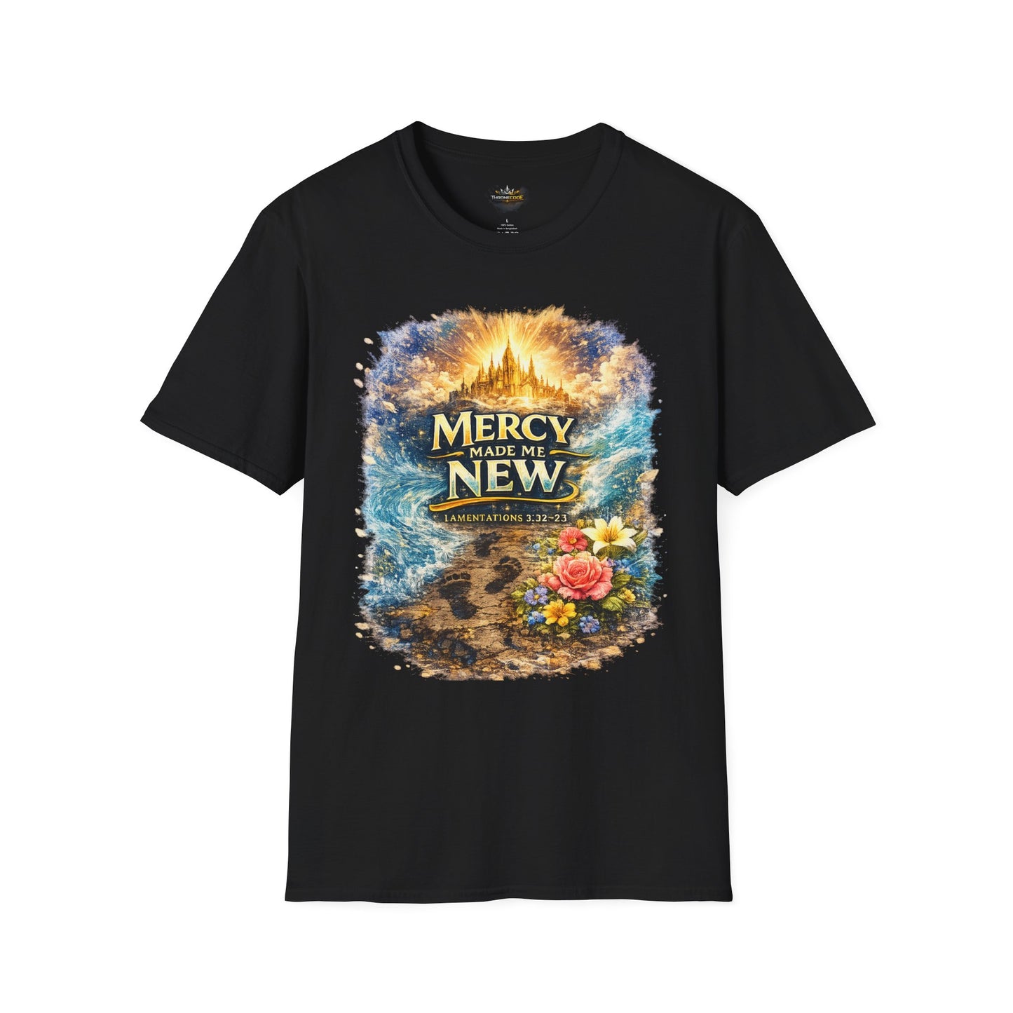 Mercy Made Me New T-Shirt — Inspirational Christian Faith Tee