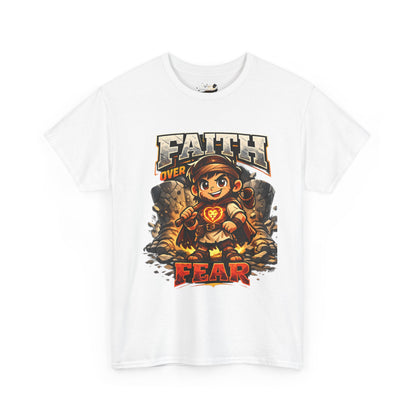 Faith Over Fear T‑Shirt — Christian Inspirational Graphic Tee