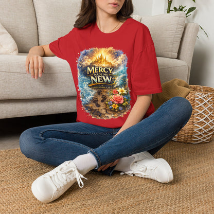 Mercy Made Me New T-Shirt — Inspirational Christian Faith Tee