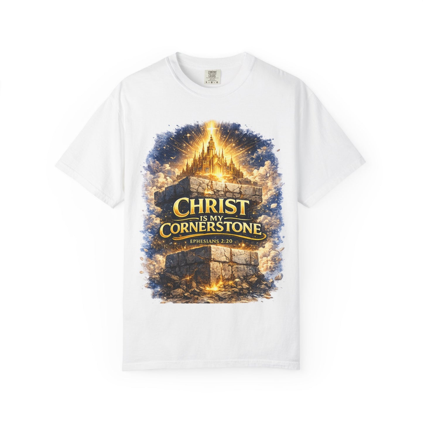 Christian "Christ Is My Cornerstone" T-Shirt — Faith-Based Gospel Tee