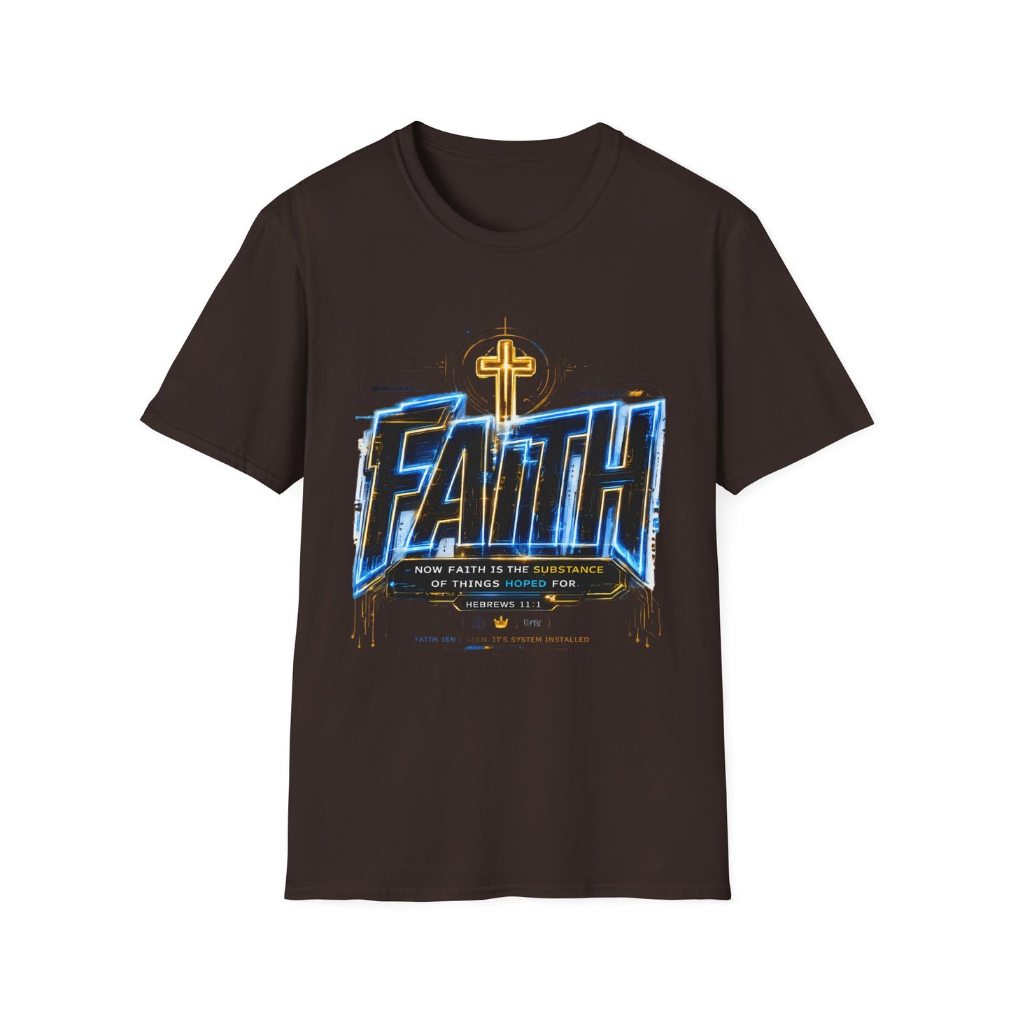 Faith Cross T‑Shirt — Bold Christian Graphic Tee
