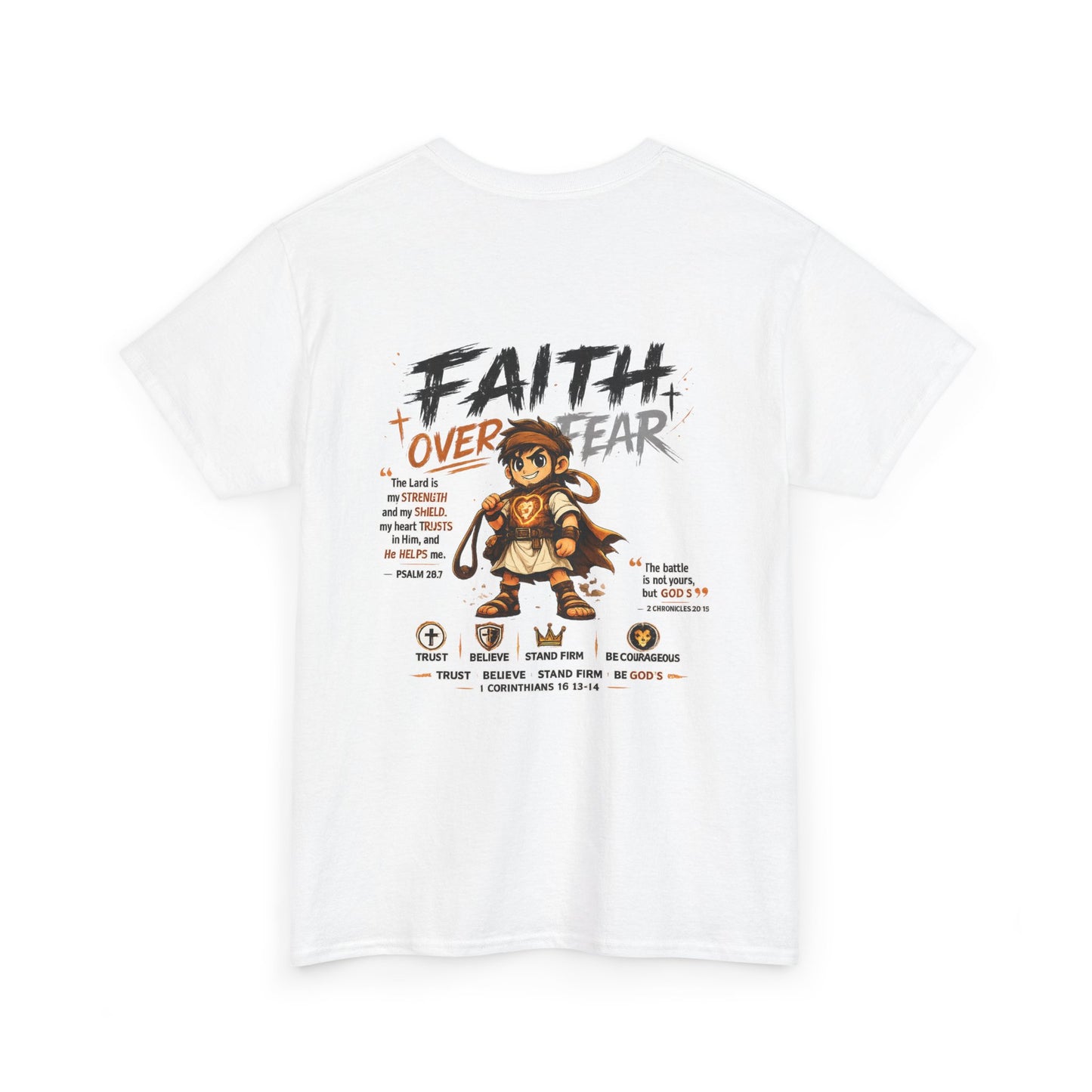 Faith Over Fear T‑Shirt — Christian Inspirational Graphic Tee