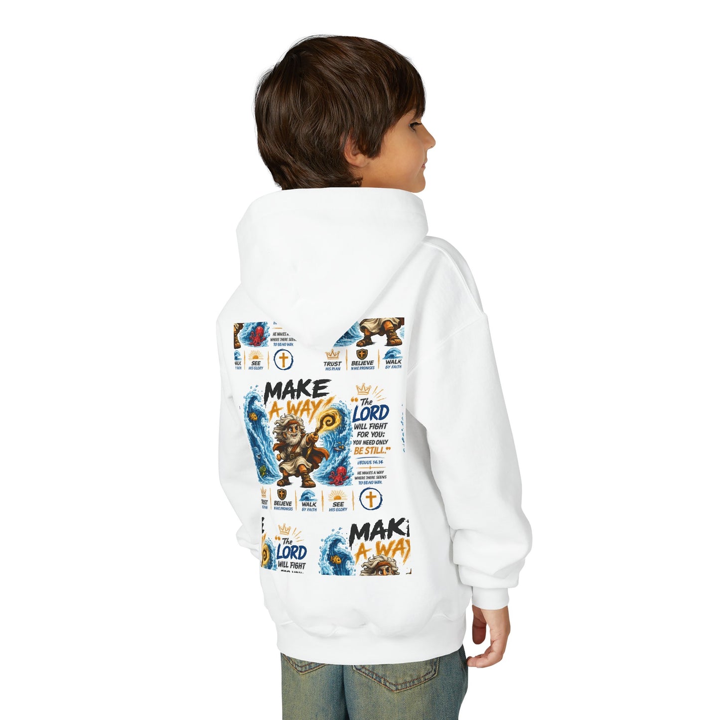 Youth Heavy Blend Hooded Sweatshirt