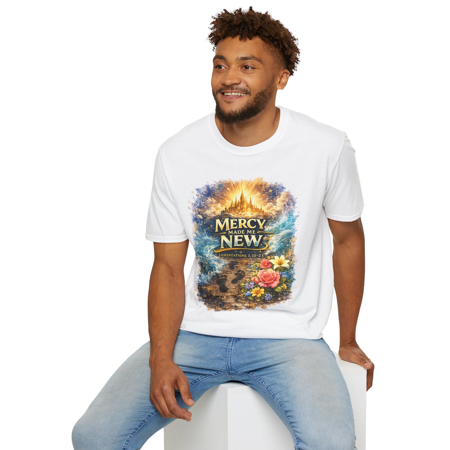 Mercy Made Me New T-Shirt — Inspirational Christian Faith Tee