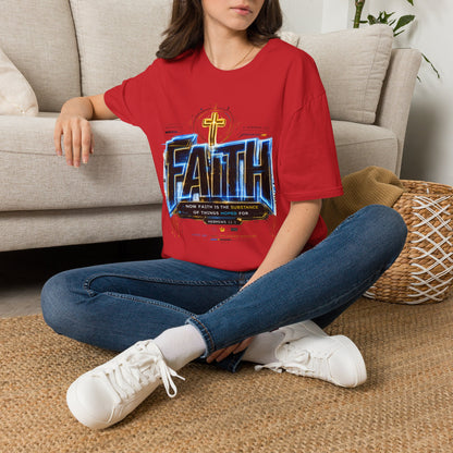 Faith Cross T‑Shirt — Bold Christian Graphic Tee