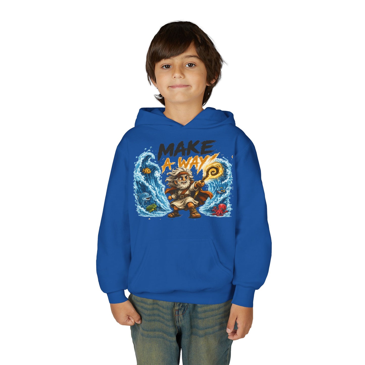 Youth Heavy Blend Hooded Sweatshirt