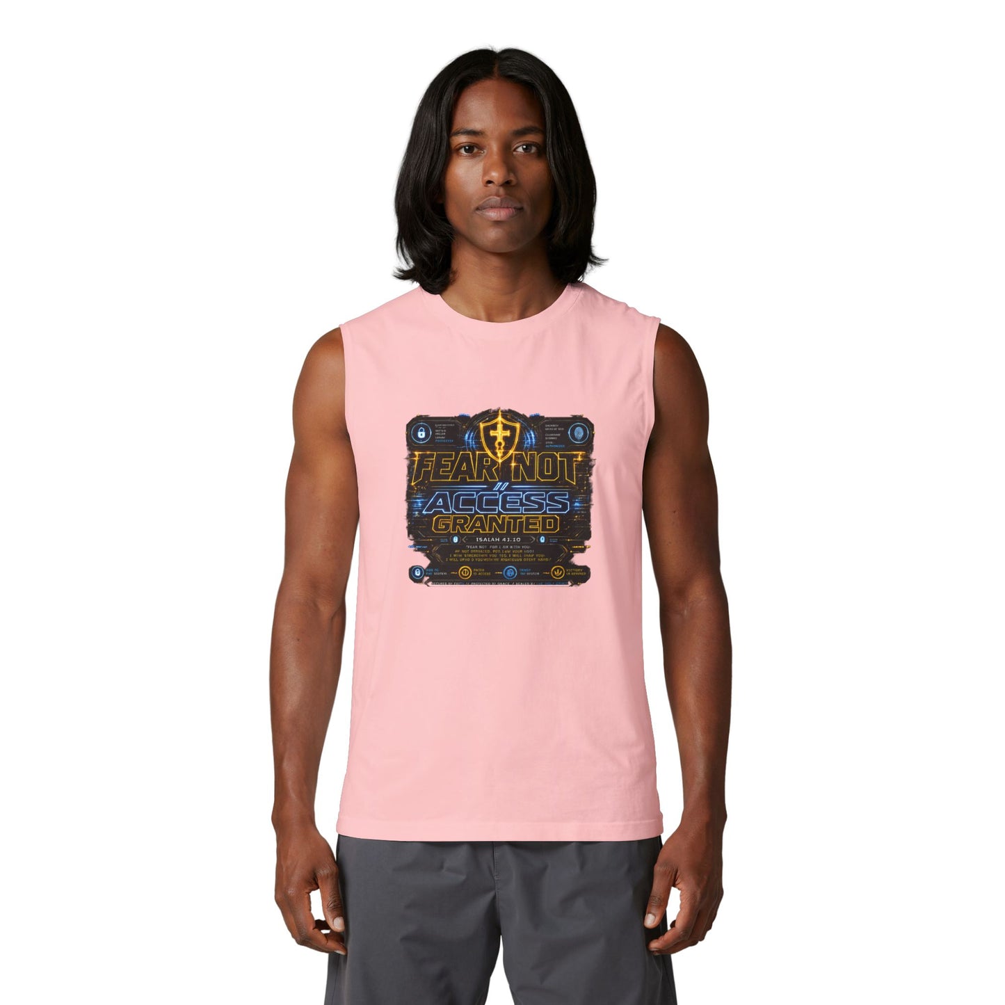 Access Granted Muscle Tank — Team Riot Gaming Graphic Tank Top