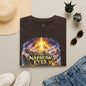 The Narrow Eyes Fantasy T-Shirt — Epic Castle & Mystical Path Graphic Tee