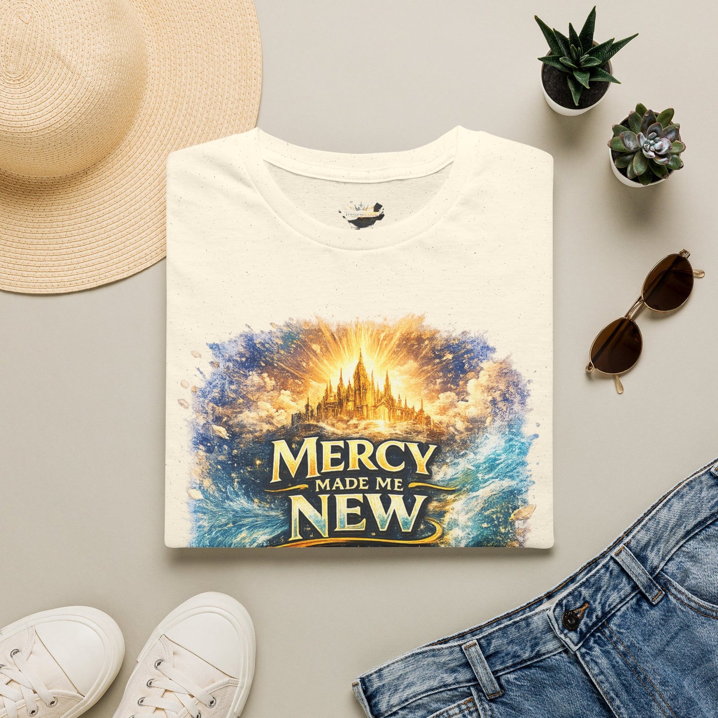 Mercy Made Me New T-Shirt — Inspirational Christian Faith Tee