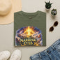 The Narrow Eyes Fantasy T-Shirt — Epic Castle & Mystical Path Graphic Tee