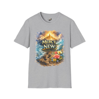 Mercy Made Me New T-Shirt — Inspirational Christian Faith Tee