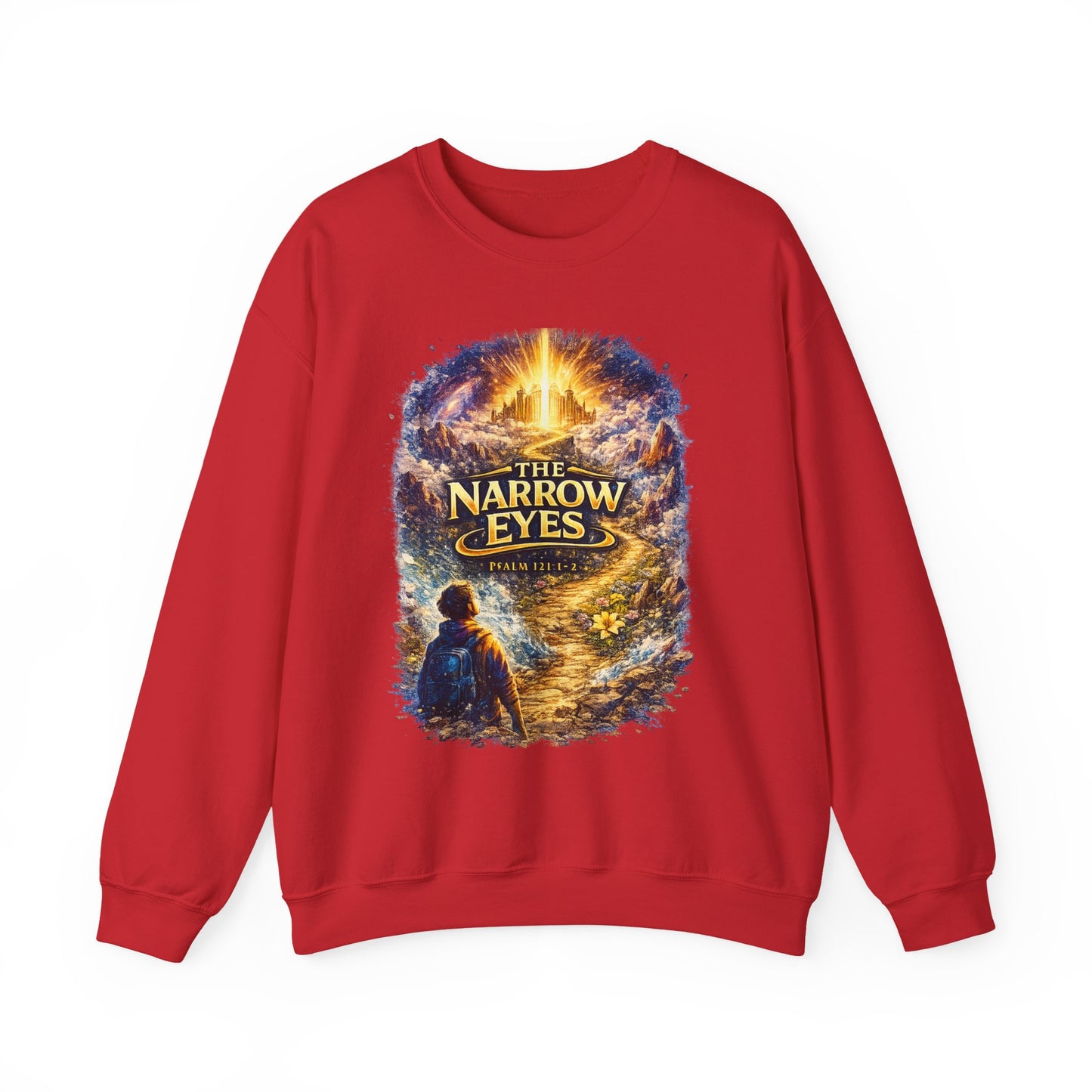 The Narrow Eyes Fantasy Crewneck Sweatshirt – Epic Adventure Graphic Pullover