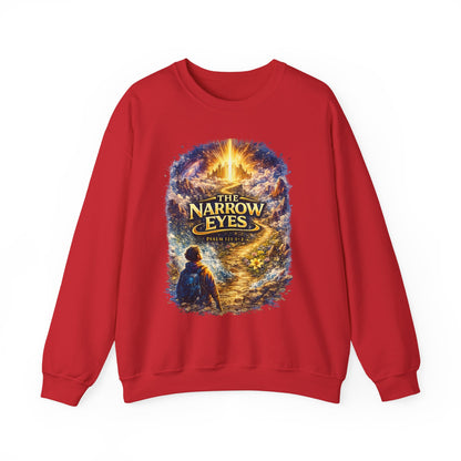 The Narrow Eyes Fantasy Crewneck Sweatshirt – Epic Adventure Graphic Pullover