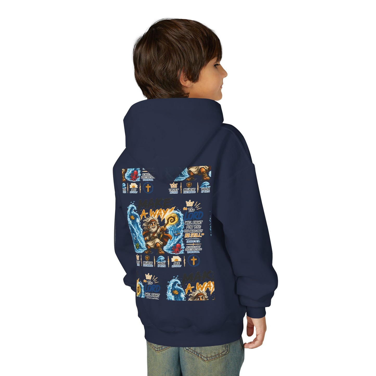 Youth Heavy Blend Hooded Sweatshirt