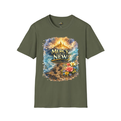 Mercy Made Me New T-Shirt — Inspirational Christian Faith Tee
