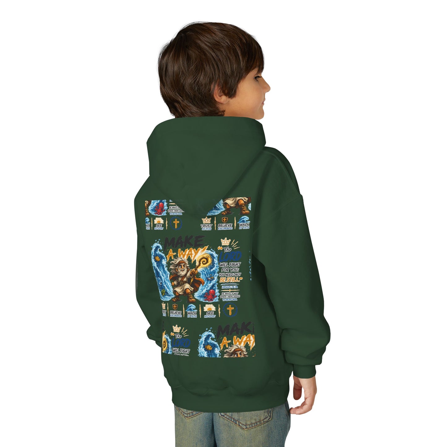 Youth Heavy Blend Hooded Sweatshirt