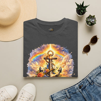 Anchor of Hope T-Shirt — "Hope Never Dies" Spiritual Nautical Tee