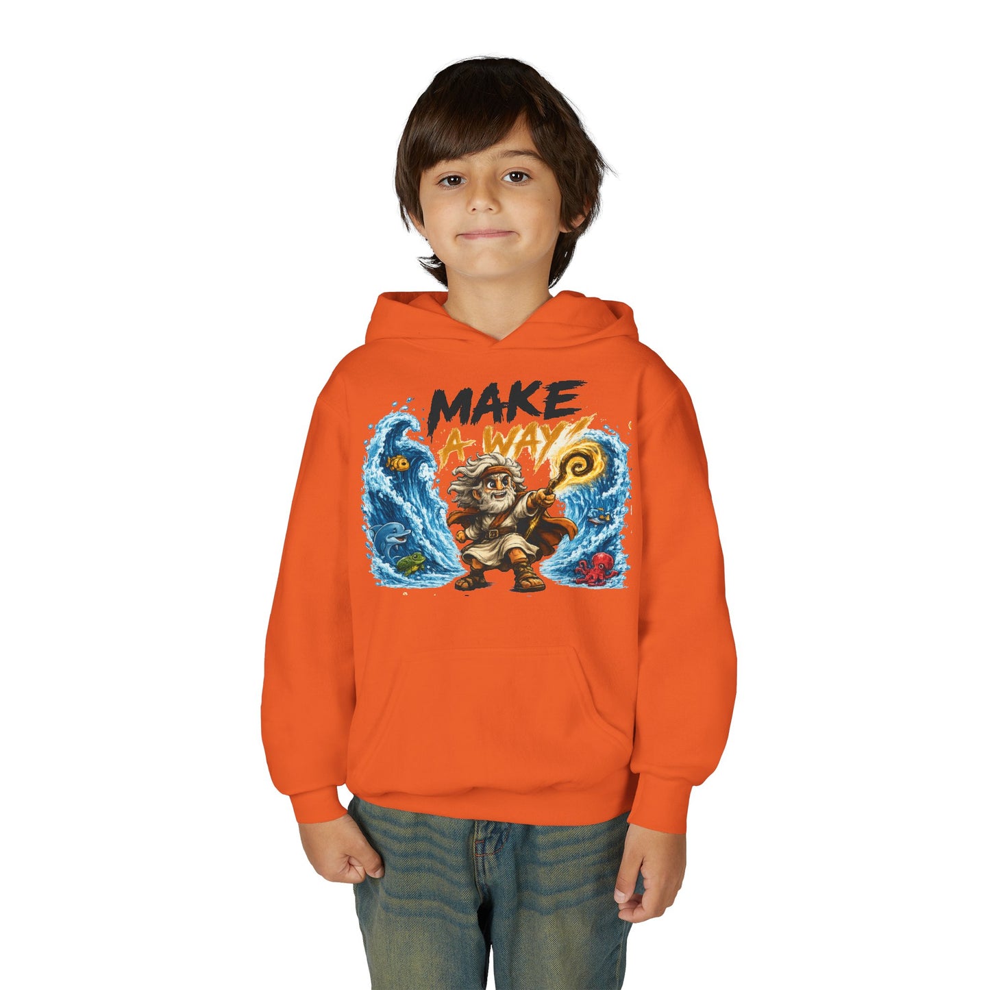 Youth Heavy Blend Hooded Sweatshirt