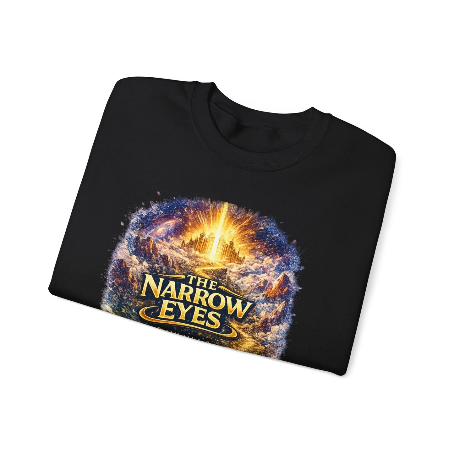 The Narrow Eyes Fantasy Crewneck Sweatshirt – Epic Adventure Graphic Pullover