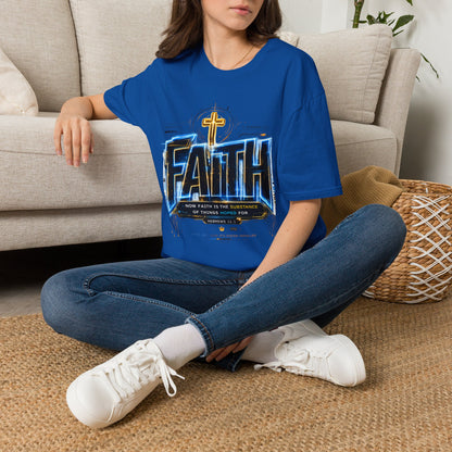 Faith Cross T‑Shirt — Bold Christian Graphic Tee